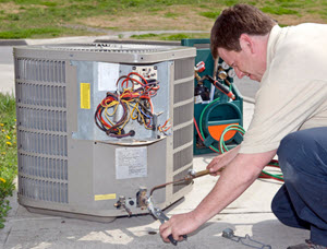 image of an air conditioner tune-up in nazareth pa