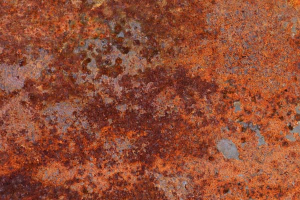 image of rust inside a heating oil tank