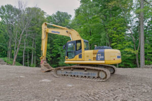 image of a construction vehicle depicting off-road vs on-road diesel