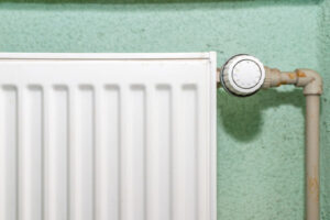 hot water radiator for an oil heat system